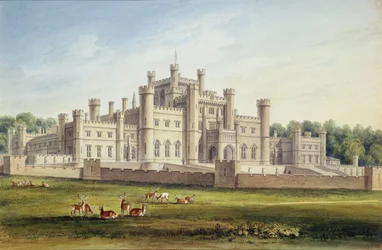 North East View of Lowther Castle, Westmoreland, Seat of the Earl of Lonsdale